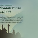 Kegiatan Ramadhan 1437H