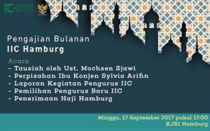 Pengajian September 2017 @ KJRI Hamburg | Hamburg | Hamburg | Germany